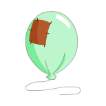 Ballon Vert Magique