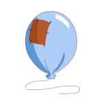 Ballon Bleu Magique