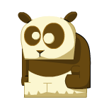 Panda au chocolat